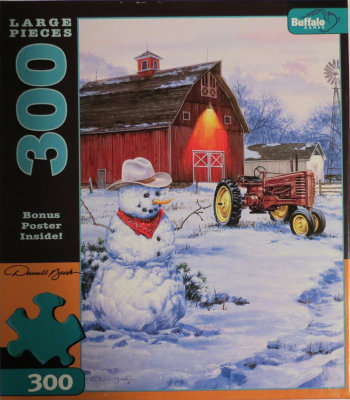 Buffalo Puzzle :  300 piece : Country Snowman