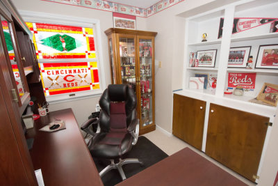 Cincinnati Reds home office makeover