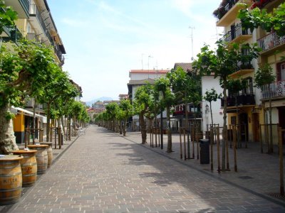Main Street of Hondarribia- outside the wall