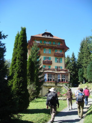 Our hotel in Wengen.