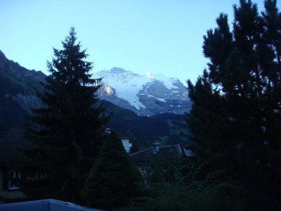 The view from the hotel patio.
