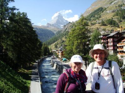 Us in front of the Matterhorn