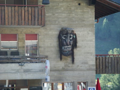 Ogre masks in Lauchernalp