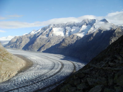Aletsch Glacier - largest in Switzerland