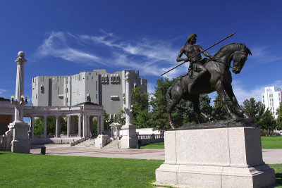 On the War Trail Statue