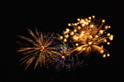 Cluster of Fireworks