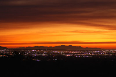 Salt Lake Valley at Sunset