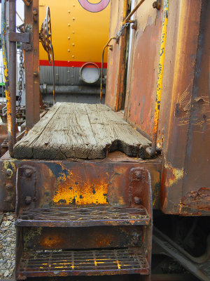 Back Step of a Caboose