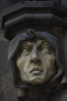 Hooded Face of Stone