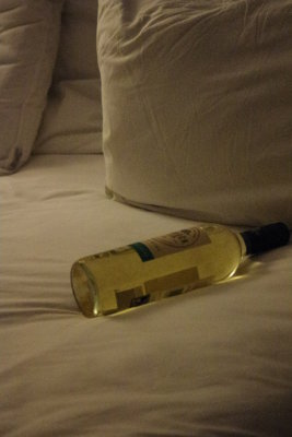 Wine on the Bed