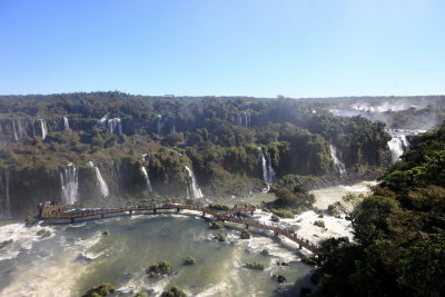 Iguaçu falls from Brazilian site
