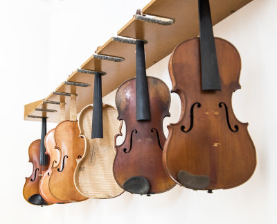 VIOLINS UNDER CONSTRUCTION 