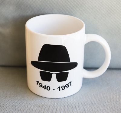 A SPECIAL MUG, SPECIALLY COMMISSIONED TO COMMEMORATE A SPECIAL OCCASION.