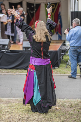COLOURFUL DRESS ON A DANCER