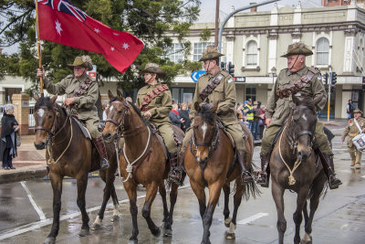 Kangaroo March Reenactment Goulburn, 26Sep2015