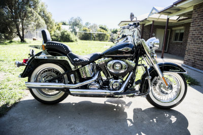 HERITAGE SOFTAIL CLASSIS IN STREET MODE