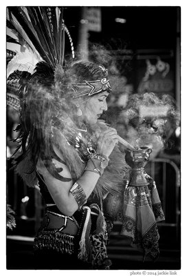 Carnaval-Aztec dancer with incense.jpg
