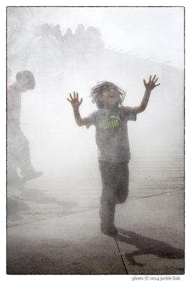 17 Boy Running in Fog