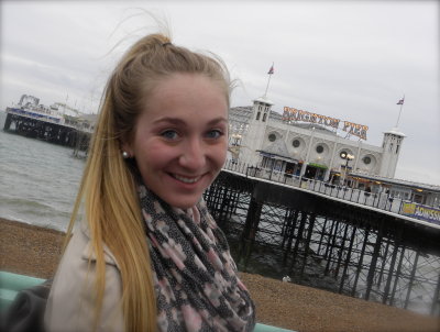 Erin at Brighton Pier