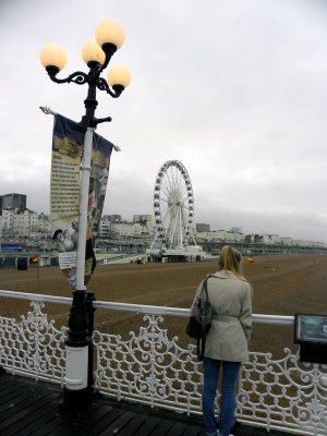 Erin at Brighton Pier
