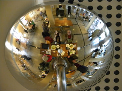 Our lunch table, as seen from above