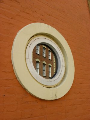 Porthole Window Reflection