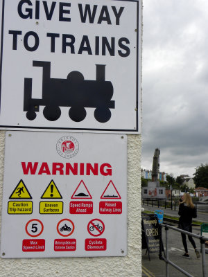 Give Way to Trains // Bristol Harbor
