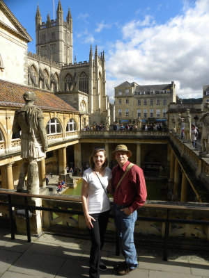 Angela and Mike // The Roman Baths