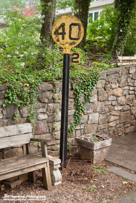 N&W Speed Limit Sign