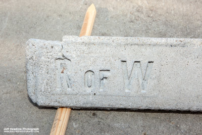 N&W Right of Way Monument