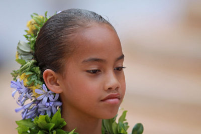 Young Hula Dancer