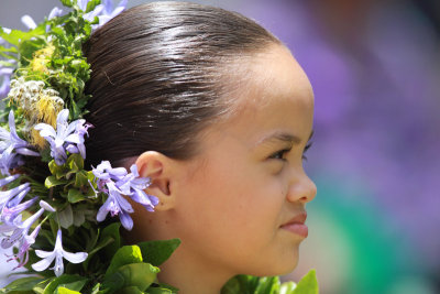 Young Hula Dancer