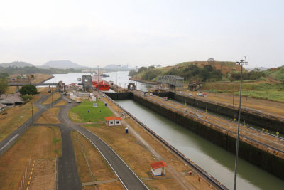 Entering the canal