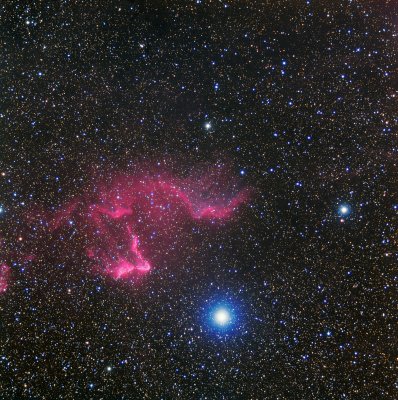 Gamma Cassiopeiae Nebula (IC59 and IC63)