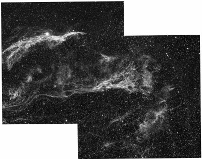 Mosaic of the veil nebula region