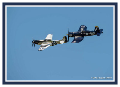 North American P-51 Mustang: Quick Silver and Chance Vought F-4U Corsair 