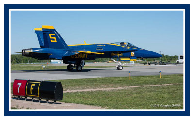 Blue Angel 5: Departing ROC for NAS Pensacola to Pick up Replacement F/A-18