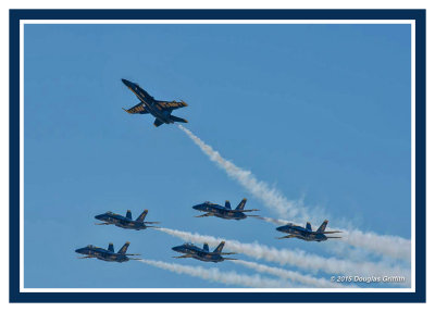 U.S. Navy Blue Angels: Landing Break: SERIES of Three Images