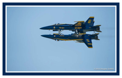 U.S. Navy Blue Angels: Dirty Mirror Image Pass