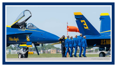 Blue Angels 2-6: 2 About to Approach his Aircraft