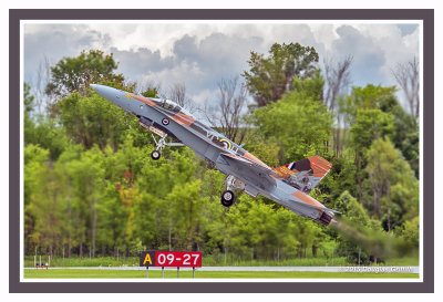 CAF CF-18 Demonstration Aircraft in 75th Anniversary Battle of Britain Commemorative Camouflage