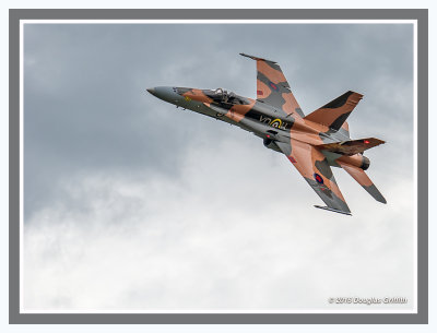 CAF CF-18 Demonstration Aircraft in 75th Anniversary Battle of Britain Commemorative Camouflage