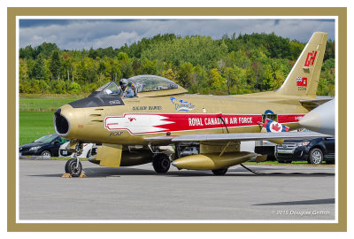 Canadair F-86 Sabre Mk. 5 in Golden Hawks Livery
