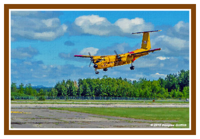 Digitally Rendered Oil on Canvas De Havilland CC-115 Buffalo in CAF Air/Sea Rescue Livery