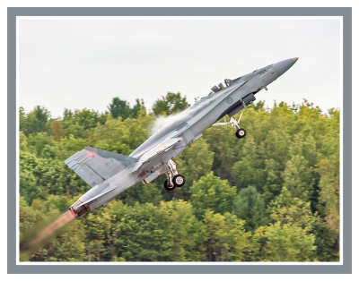 CF-188: Demonstration Aircraft: Take Off: SERIES of Two Images