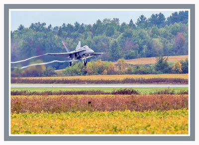 CF-188: Demonstration Aircraft: Touch-and-Go: SERIES of Three Images
