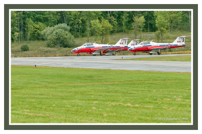 Canadair CT-114 Tutors of 431 Air Demonstration Squadron: The Snowbirds: Taking Off: SERIES of Three Images