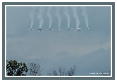 Canadair CT-114 Tutors of 431 Air Demonstration Squadron: The Snowbirds: The Show Begins: SERIES of Three Images