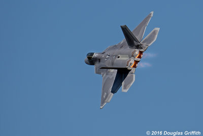 Afterburner Turn: Lockheed F-22 Raptor