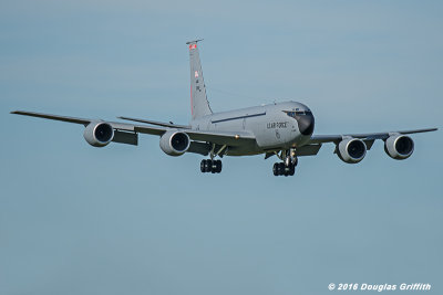 USAF KC-135 Tanker of the Ohio ANG Arriving Runway 15; CYXU